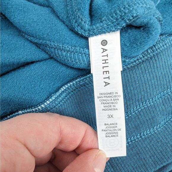 Athleta Teal Tencel Modal Blend Balance Jogger in Skylark Blue Plus‎ Size 3X - Picture 7 of 9